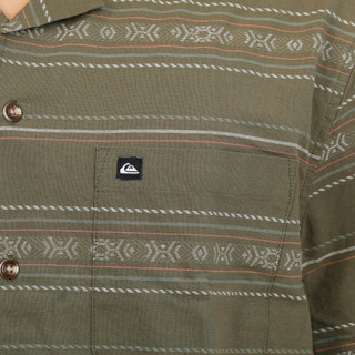Thumbnail 4: Quiksilver Men's Short Sleeve Windward Button Down Shirt 