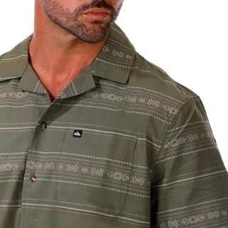 Thumbnail 5: Quiksilver Men's Short Sleeve Windward Button Down Shirt 
