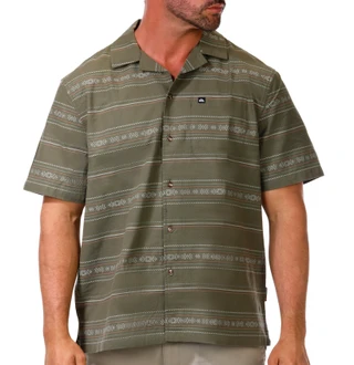 Thumbnail 2: Quiksilver Men's Short Sleeve Windward Button Down Shirt 
