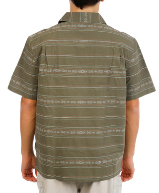 Thumbnail 6: Quiksilver Men's Short Sleeve Windward Button Down Shirt 