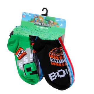 Thumbnail 3: Minecraft Boys 10 Pk Minecraft Socks  