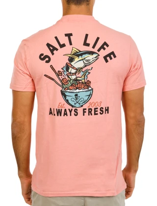 Thumbnail 1: Salt Life Men's Short Sleeve Graphic Crew Neck Tee 