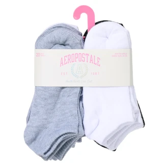 Thumbnail 1: Aeropostale Girls 20 Pk Low Cut Socks 