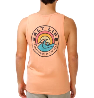 Thumbnail 1: Salt Life Men's Sleeveless Graphic Crew Neck Tank 
