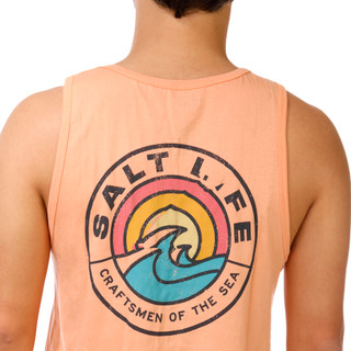 Thumbnail 3: Salt Life Men's Sleeveless Graphic Crew Neck Tank 