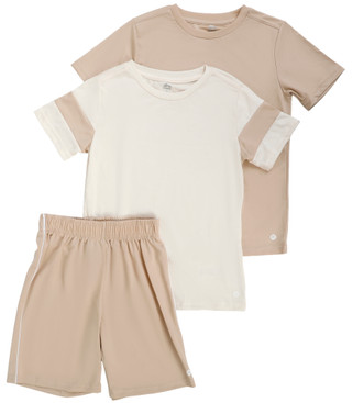 Thumbnail 1: RBX Boy's 3 Pc 2 Short Sleeve Tee Short Set 