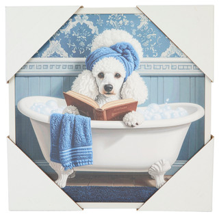 Thumbnail 1: Masterpiece Studios 16x16 Poodle Bath Wall Aty 