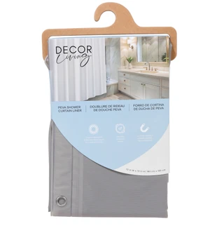 Thumbnail 1: Decor Living 72x72 Shower Curtain Liner 