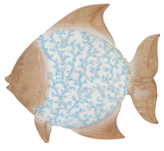 Thumbnail 2: TURTLE KING CORP Wooden Fish Figurine 