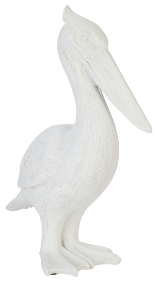 Thumbnail 2: TURTLE KING CORP Pelican On Wood Figurine 
