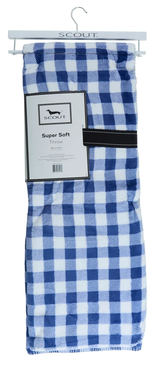 Thumbnail 3: SCOUT 50x70 Brooklyn Gingham Throw Blanket 