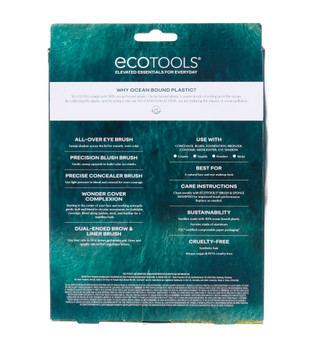 Thumbnail 2: Ecotools 5 Pc Sea Gems Makeup Brushes  