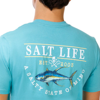 Thumbnail 2: Salt Life Men's Short Sleeve Graphic Crew Neck Tee 