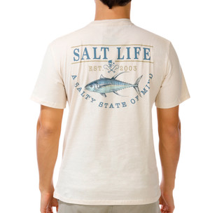 Thumbnail 1: Salt Life Men's Short Sleeve Graphic Crew Neck Tee 