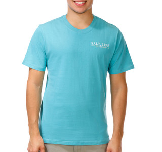 Thumbnail 3: Salt Life Men's Short Sleeve Graphic Crew Neck Tee 
