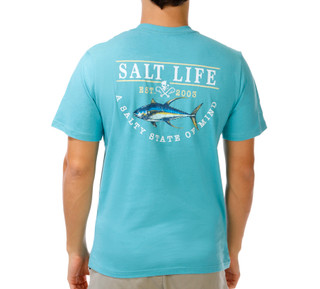 Thumbnail 1: Salt Life Men's Short Sleeve Graphic Crew Neck Tee 