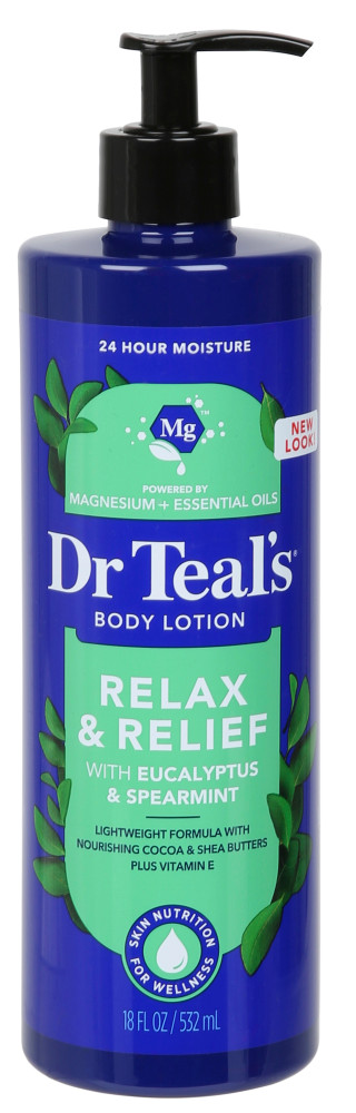Thumbnail 1: Dr Teal's 18 oz Relax & Relief with Eucalyptus & Spearmint Body Lotion 