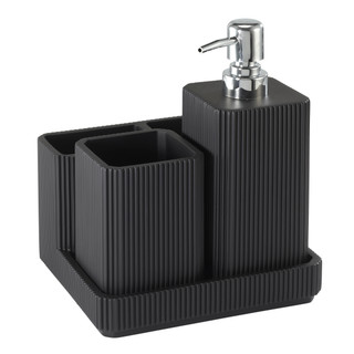 Thumbnail 1: AVANTI Chelsea 3 Pc. Bath Accessory Set 