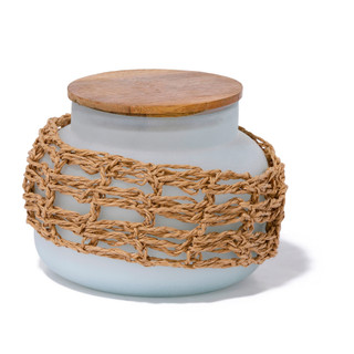 Thumbnail 3: Sagebrook Home 14 Oz Sage & Citrus Reusable Vessel Candle 