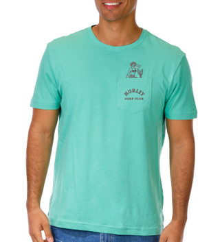Thumbnail 1: Hurley Men's Short Sleeve Mermaid Pocket Tee 