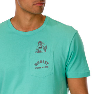 Thumbnail 3: Hurley Men's Short Sleeve Mermaid Pocket Tee 