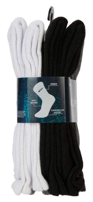 Thumbnail 3: Quiksilver Men's 8 Pk Half Cushion Crew Socks 