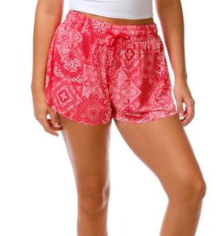 Thumbnail 1: No Comment Juniors 2-in-1 Active Butterfly Shorts 