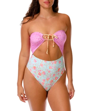 Thumbnail 1: BILLABONG Juniors One Piece Swimsuit 