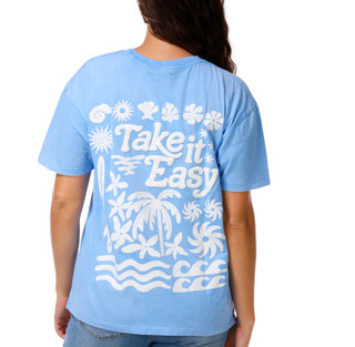 Thumbnail 1: Vintage threadz Juniors Puff Graphic Boyfriend Tee 