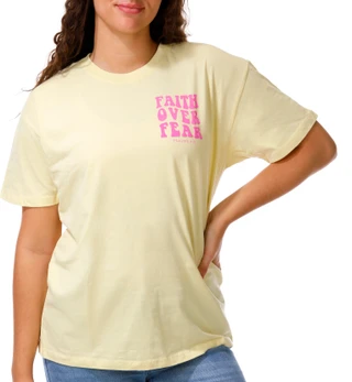 Thumbnail 3: Vintage threadz Juniors Short Sleeve Boxy Graphic Tee 