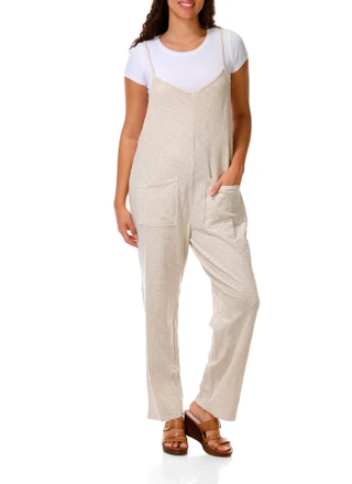 Thumbnail 1: AMUSE SOCIETY Juniors Roadie Knit Jumpsuit 
