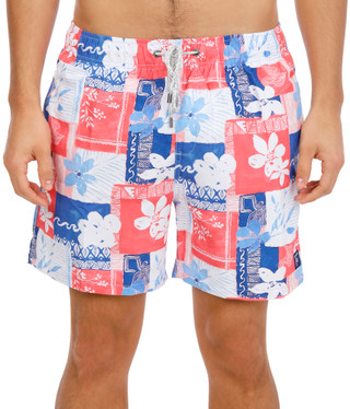 Thumbnail 1: Endless Summer Men's Printed Volley Swim Trunks 