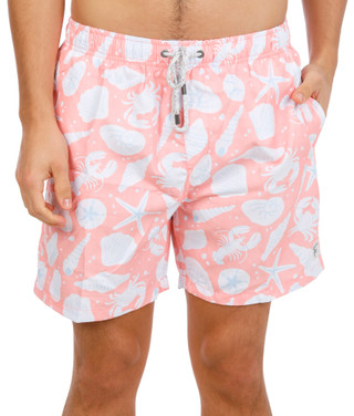 Thumbnail 1: Endless Summer Men's Printed Volley Swim Trunks 