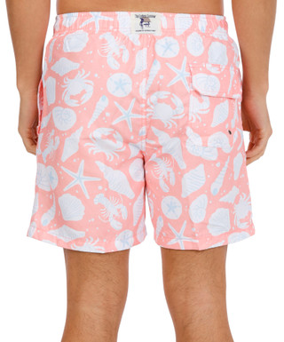 Thumbnail 3: Endless Summer Men's Printed Volley Swim Trunks 