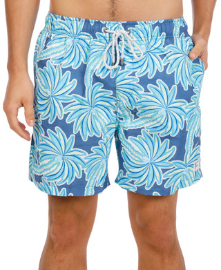 Thumbnail 1: Endless Summer Men's Printed Volley Swim Trunks 