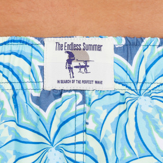 Thumbnail 3: Endless Summer Men's Printed Volley Swim Trunks 
