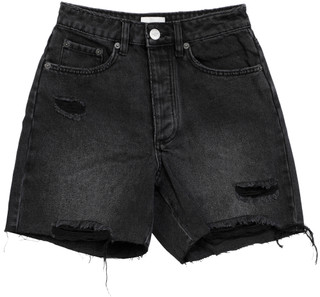 Thumbnail 1: AMUSE SOCIETY Junior's Woven Bella Denim Shorts 