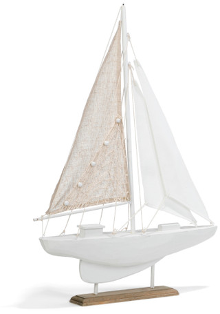 Thumbnail 2: Fancy That 25x16 Wood Sailboat Home Accent 