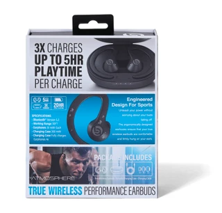 Thumbnail 2: Lifestyle Advanced  Atmosphere Wireless Performance Earbuds 
