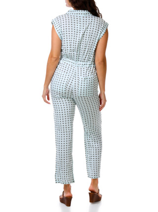 Thumbnail 2: AMUSE SOCIETY Juniors Short Sleeve Woven Jumpsuit 