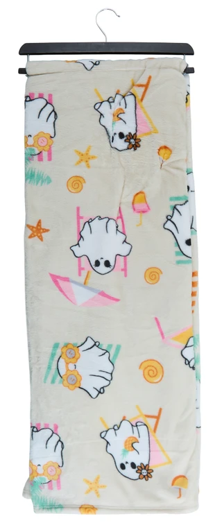 Thumbnail 2: Dream Home 50x70 Aloha Ghost Halloween Throw Blanket 