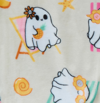 Thumbnail 3: Dream Home 50x70 Aloha Ghost Halloween Throw Blanket 