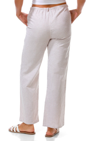 Thumbnail 3: love tree Juniors Striped Linen Pants 