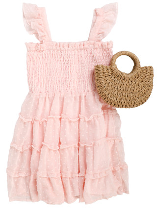 Thumbnail 2: Btween Girls Poplin Dress Set 