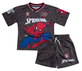 Thumbnail 1: Marvel Little Boys 2 Pc Spider-Man Soccer Jersey Set 