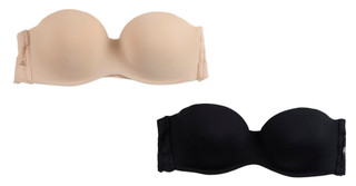 Thumbnail 1: Laura Ashley Women's 2 Pk Convertible Bras Set 