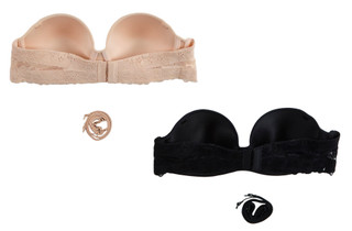 Thumbnail 2: Laura Ashley Women's 2 Pk Convertible Bras Set 