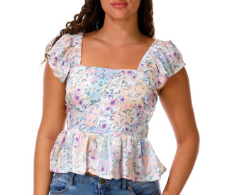 Thumbnail 1: JAPNA Juniors Ruffle Sleeve Top 