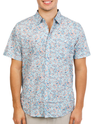 Thumbnail 2: FLAG & ANTHEM Men's Short Sleeve Woven Button Down Shirt 
