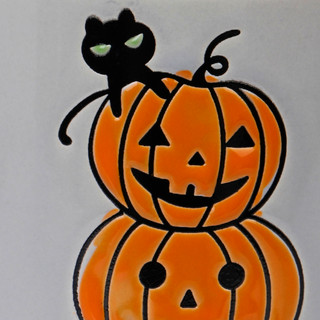 Thumbnail 3: BLUE SKY 21 oz Black Cat Night Halloween Mug 